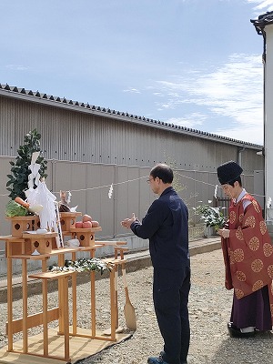 地鎮祭 写真
