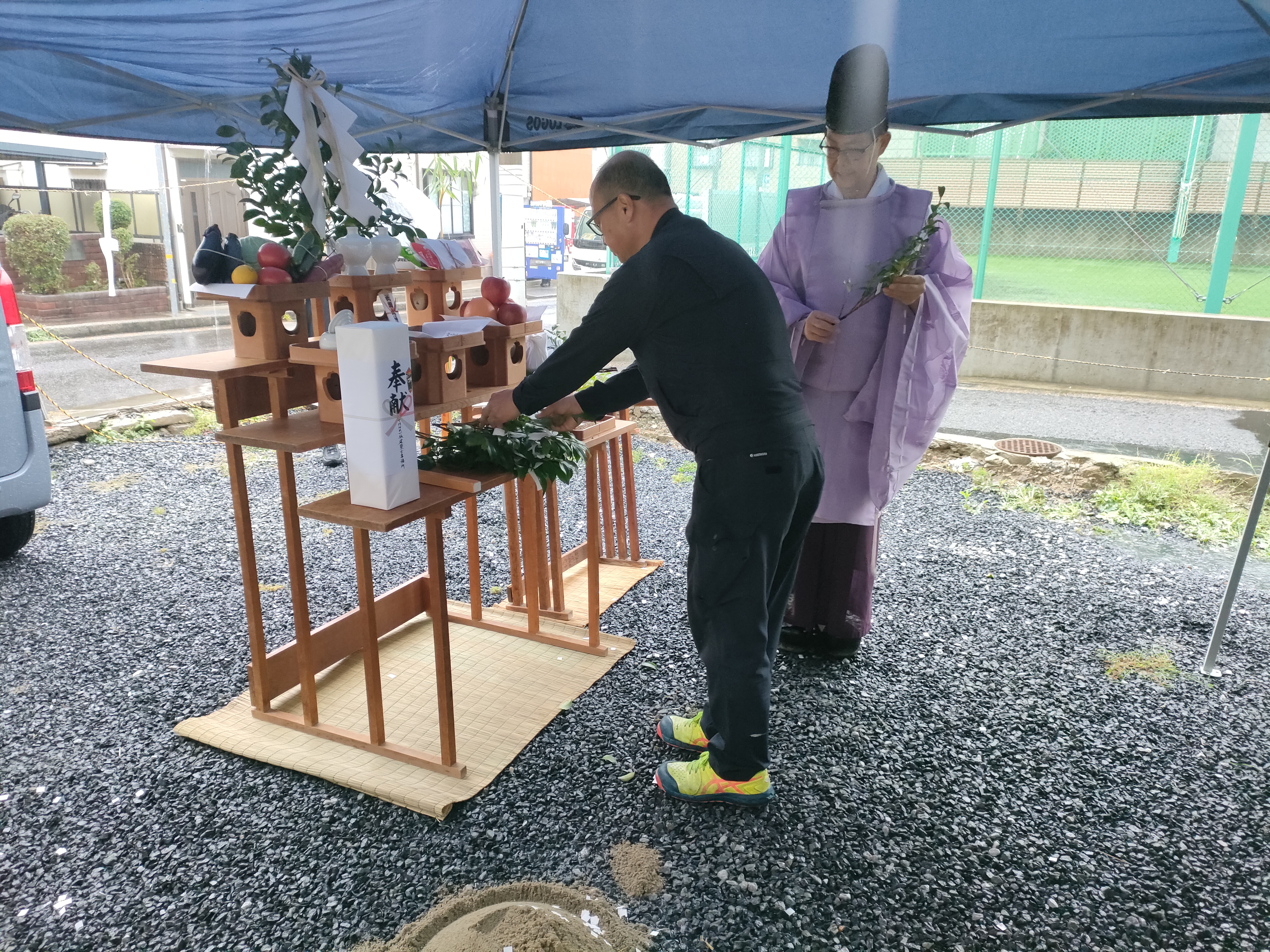 新築 地鎮祭