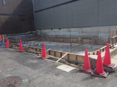 土間コンクリート完了